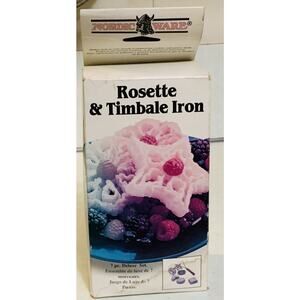 Nordic Ware Vintage Traditional Rosette & Timbale Cookie Set 7 Piece Set